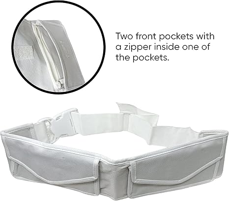Zenia Free-Size Adjustable Ihram Belt with Phone Holder Waist Belt Anti Theft for Hajj Umrah