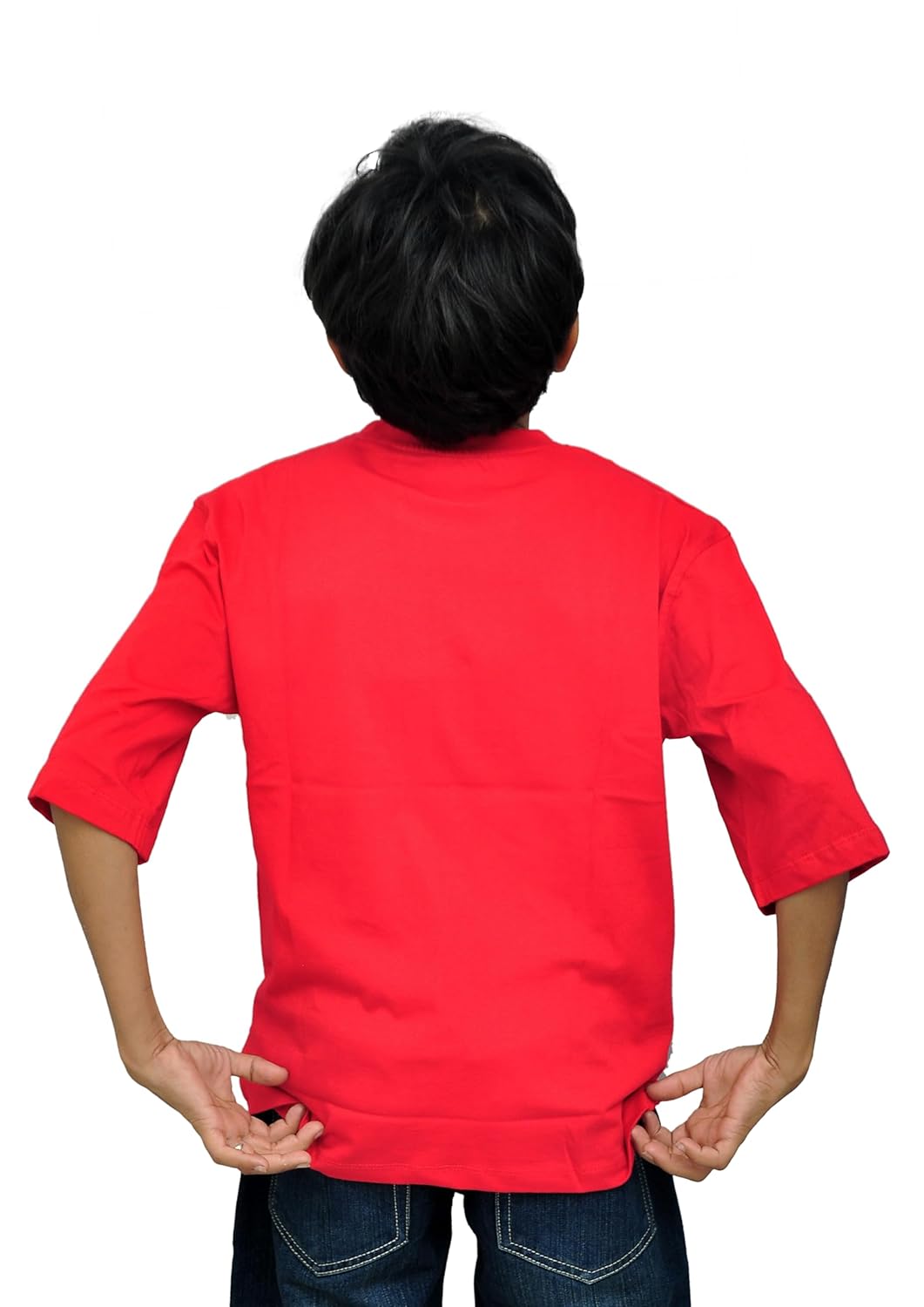 Merry Christmas Festival Wear: Kids Red T-Shirt with Classic Vintage Truck & Tree | Soft Cotton Holiday Top | Boys & Girls Unisex Xmas Gift (Sizes 30-36)