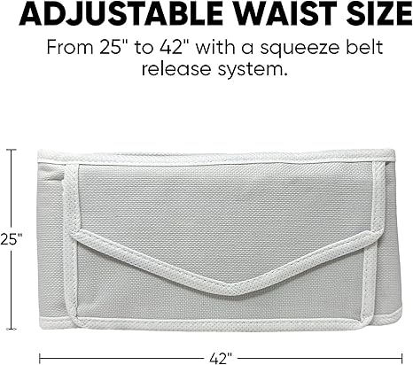 Zenia Free-Size Adjustable Ihram Belt with Phone Holder Waist Belt Anti Theft for Hajj Umrah