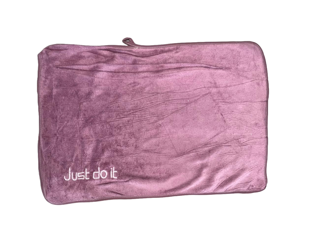 Premium Microfiber Multipurpose Towel - Royal Purple | 'Just Do It' Edition (1 Piece)
