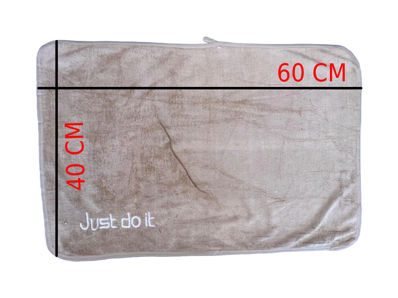 Premium Microfiber Multipurpose Towel - Soft Beige | Kitchen, Gym, Car & Home (1 Piece)
