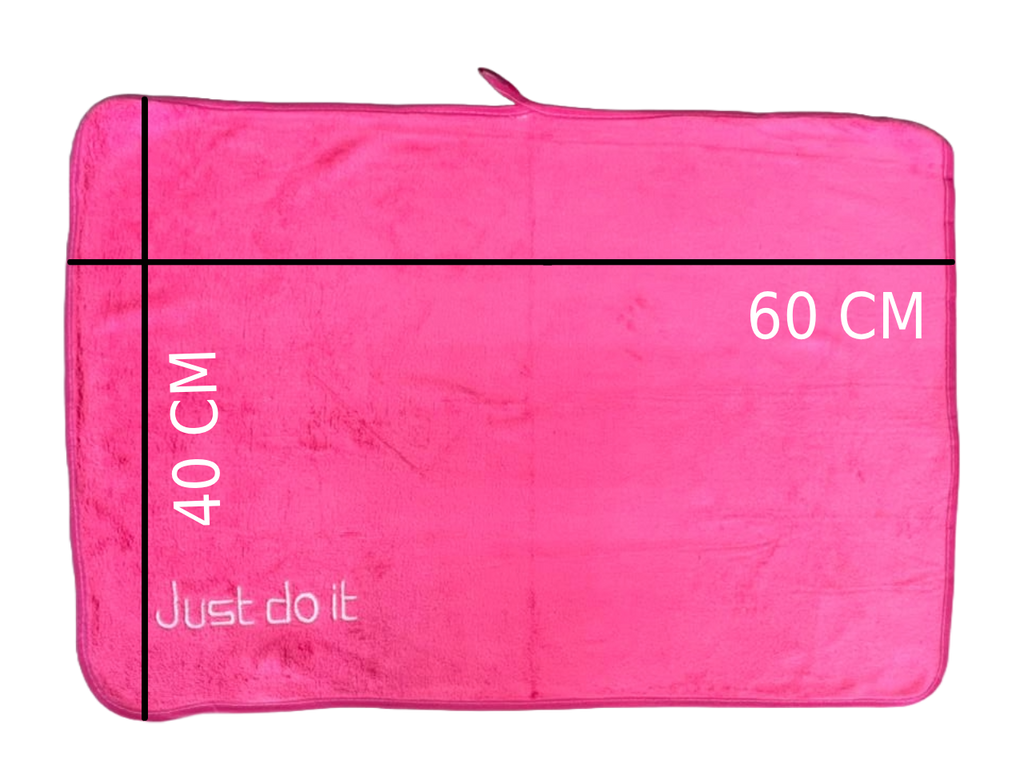 Premium Microfiber Multipurpose Towel - Hot Pink | Kitchen, Gym, Car & Home (1 Piece)