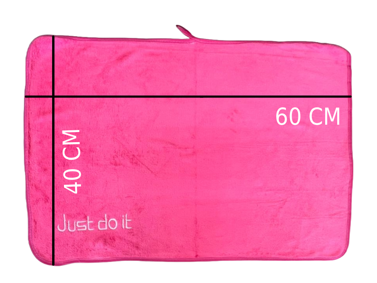Premium Microfiber Multipurpose Towel - Hot Pink | Kitchen, Gym, Car & Home (1 Piece)