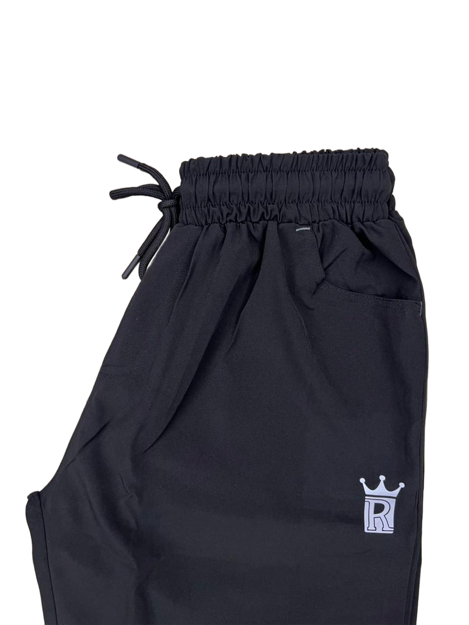 RMS Premium Men's Track Pant - Jet Black | Imported NS Fabric
