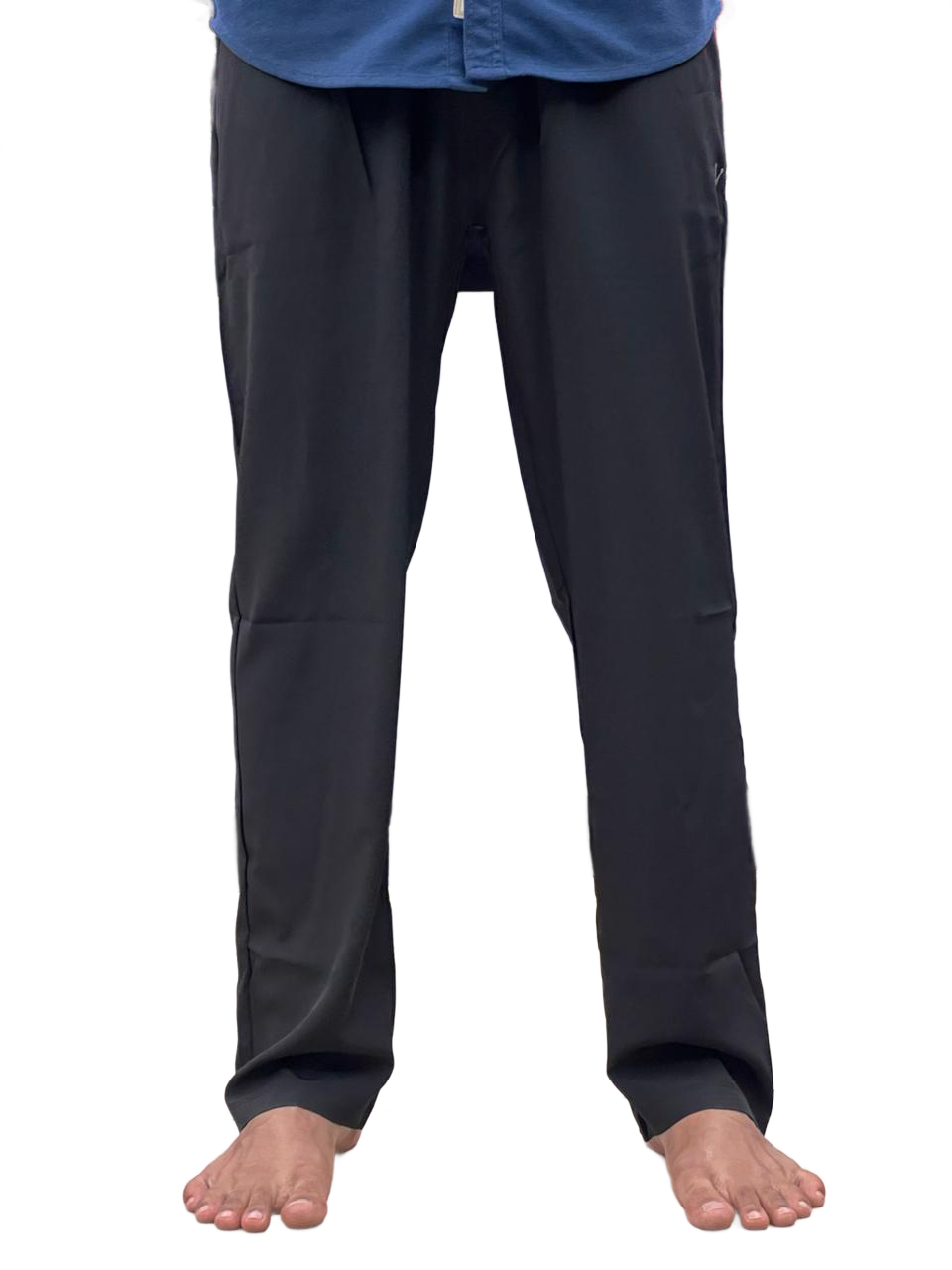 RMS Premium Men's Track Pant - Jet Black | Imported NS Fabric