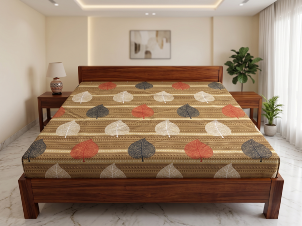 Premium Printed Bed Sheet | 90 × 100 Inches | Bedsheet Only
