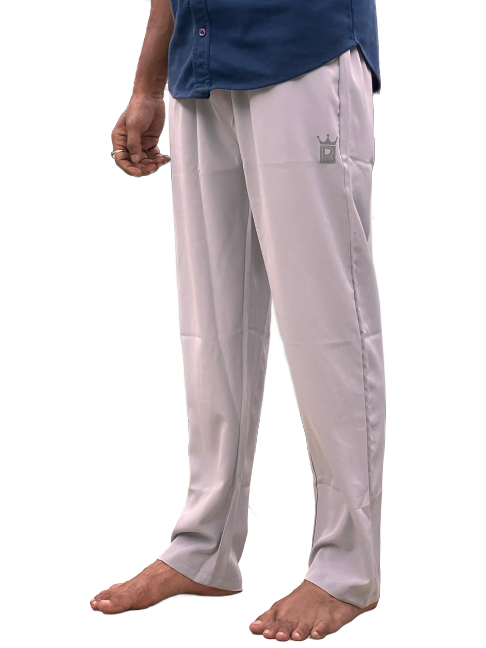 RMS Premium Men's Track Pant - Light Grey | Imported NS Fabric