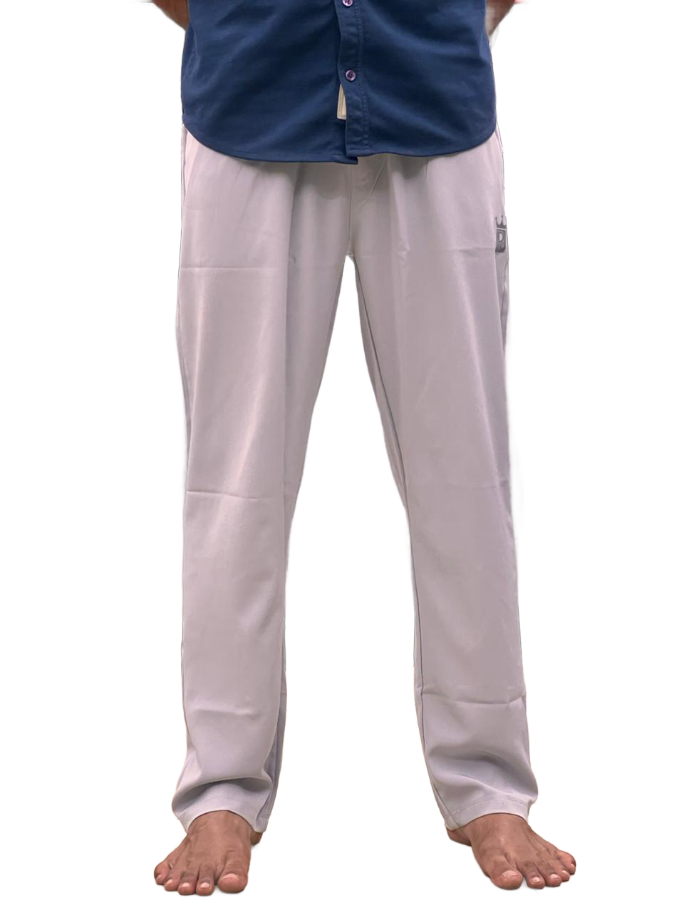 RMS Premium Men's Track Pant - Light Grey | Imported NS Fabric