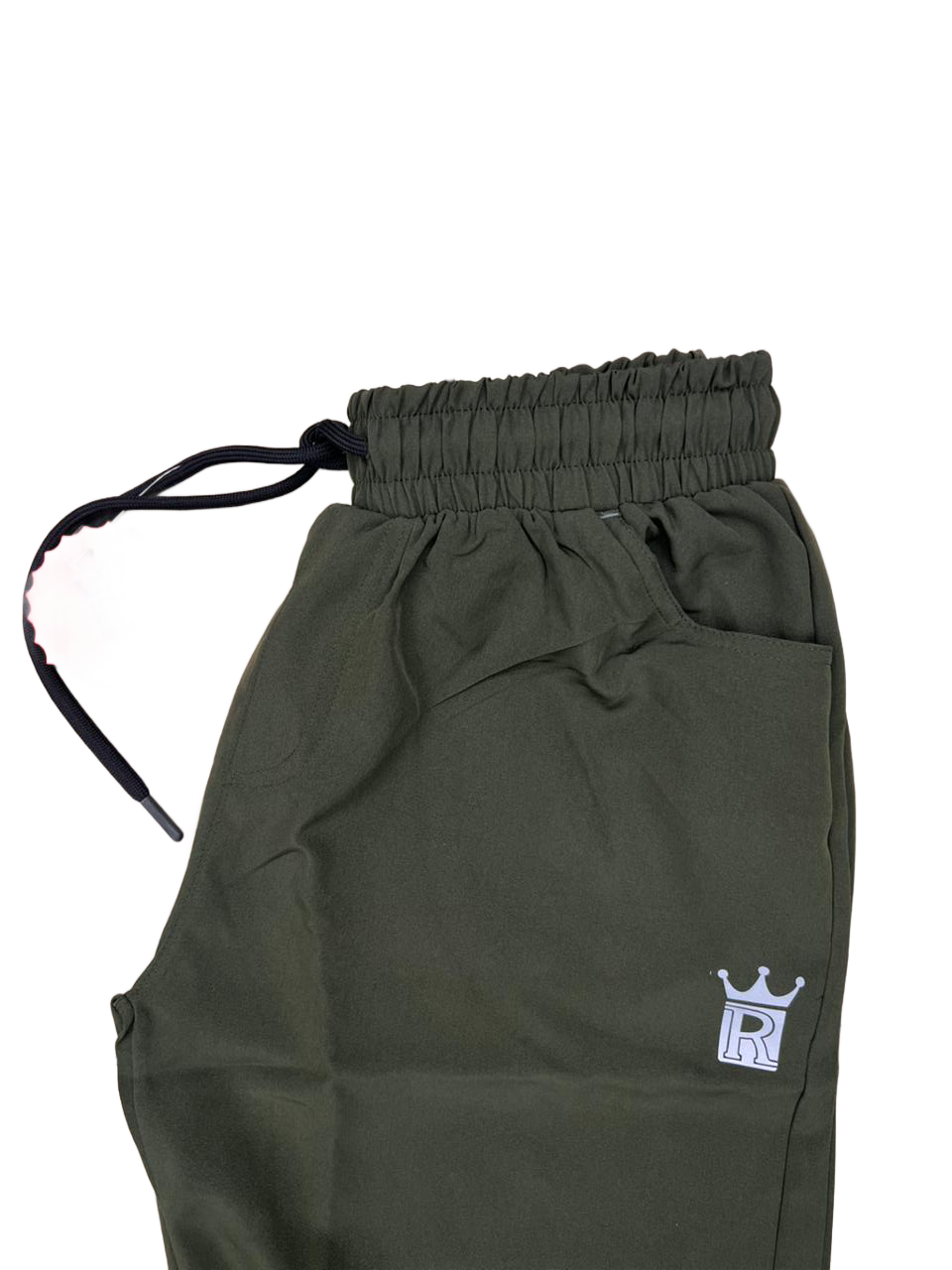 RMS Premium Men's Track Pant - Olive Green | Imported NS Fabric