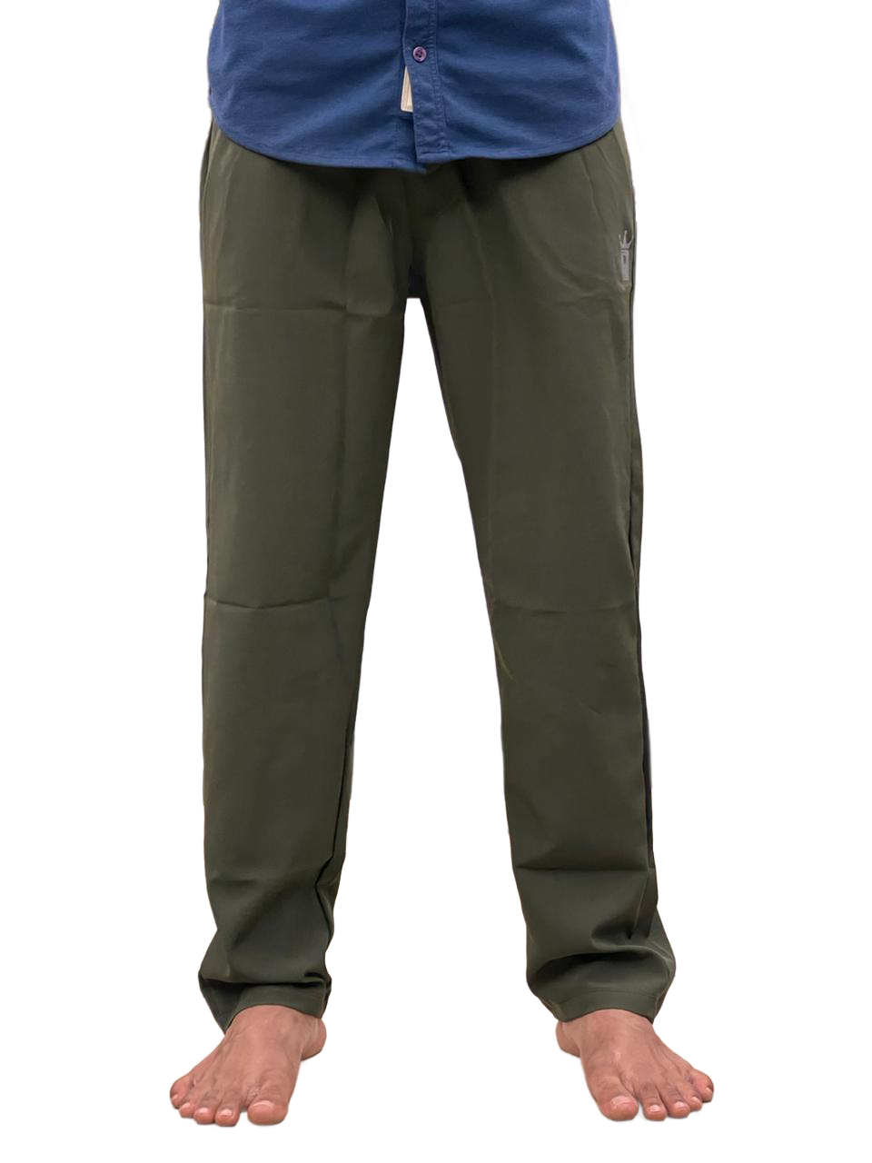 RMS Premium Men's Track Pant - Olive Green | Imported NS Fabric