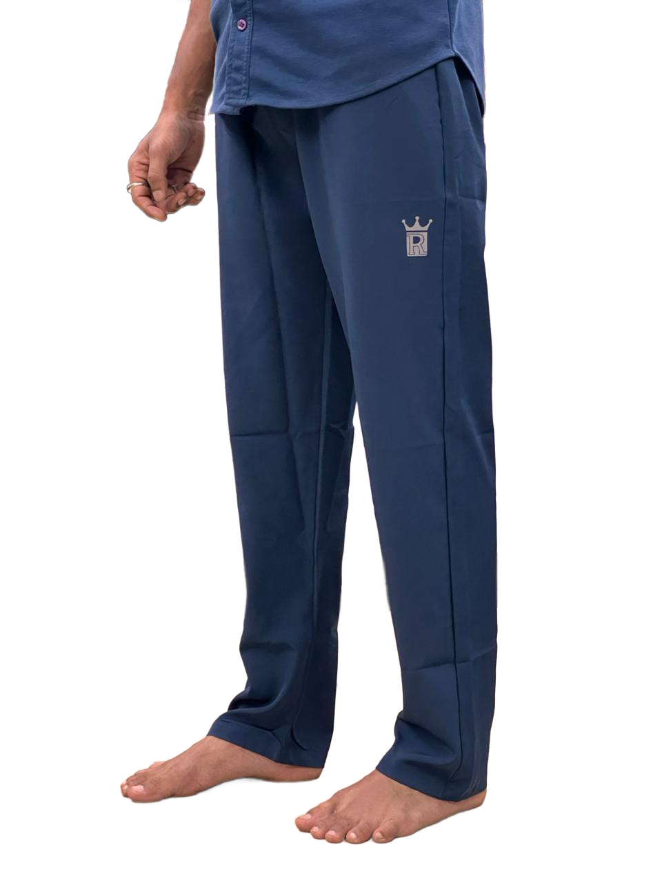 RMS Premium Men's Track Pant - Peacock Blue | Imported NS Fabric