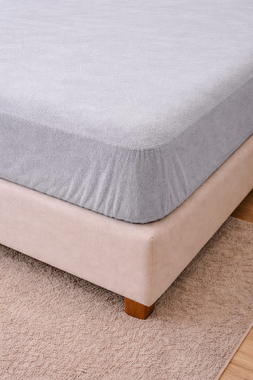 Premium Waterproof Fitted Bed Cover | Ultra-Soft Absorbent Terry Surface