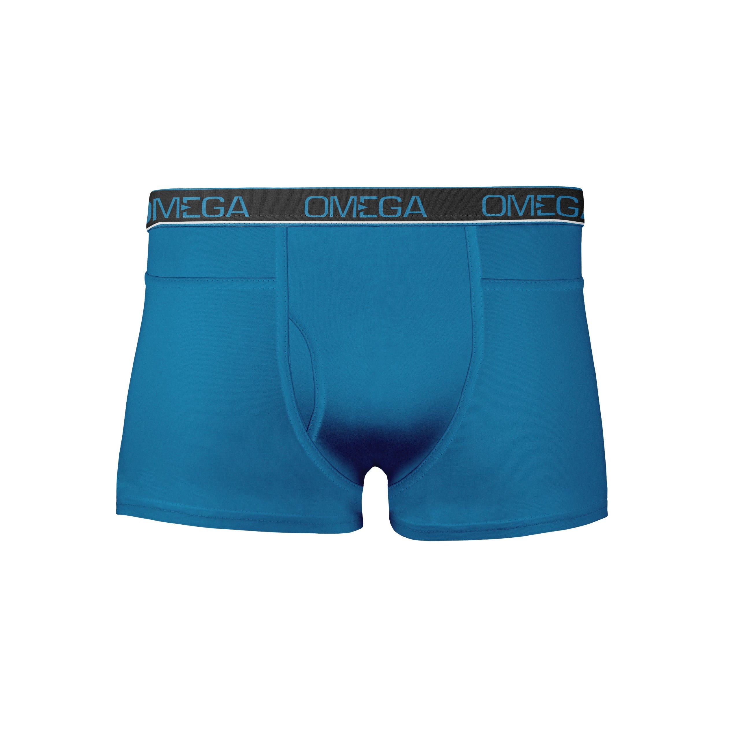 My Omega SP Cross Men's Premium Cotton Trunks | Pockets & Front Fly | Broad Outer Elastic