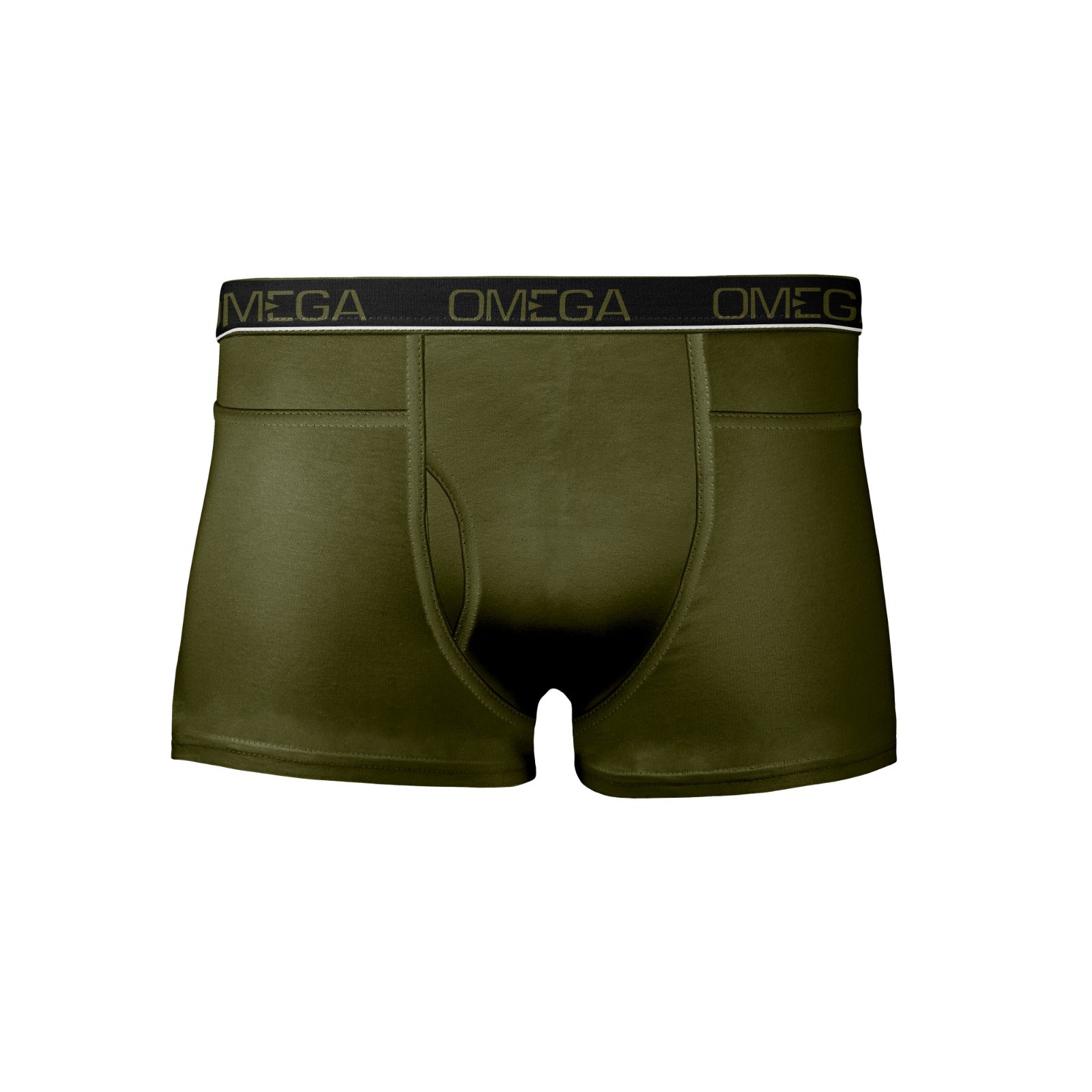 My Omega SP Cross Men's Premium Cotton Trunks | Pockets & Front Fly | Broad Outer Elastic