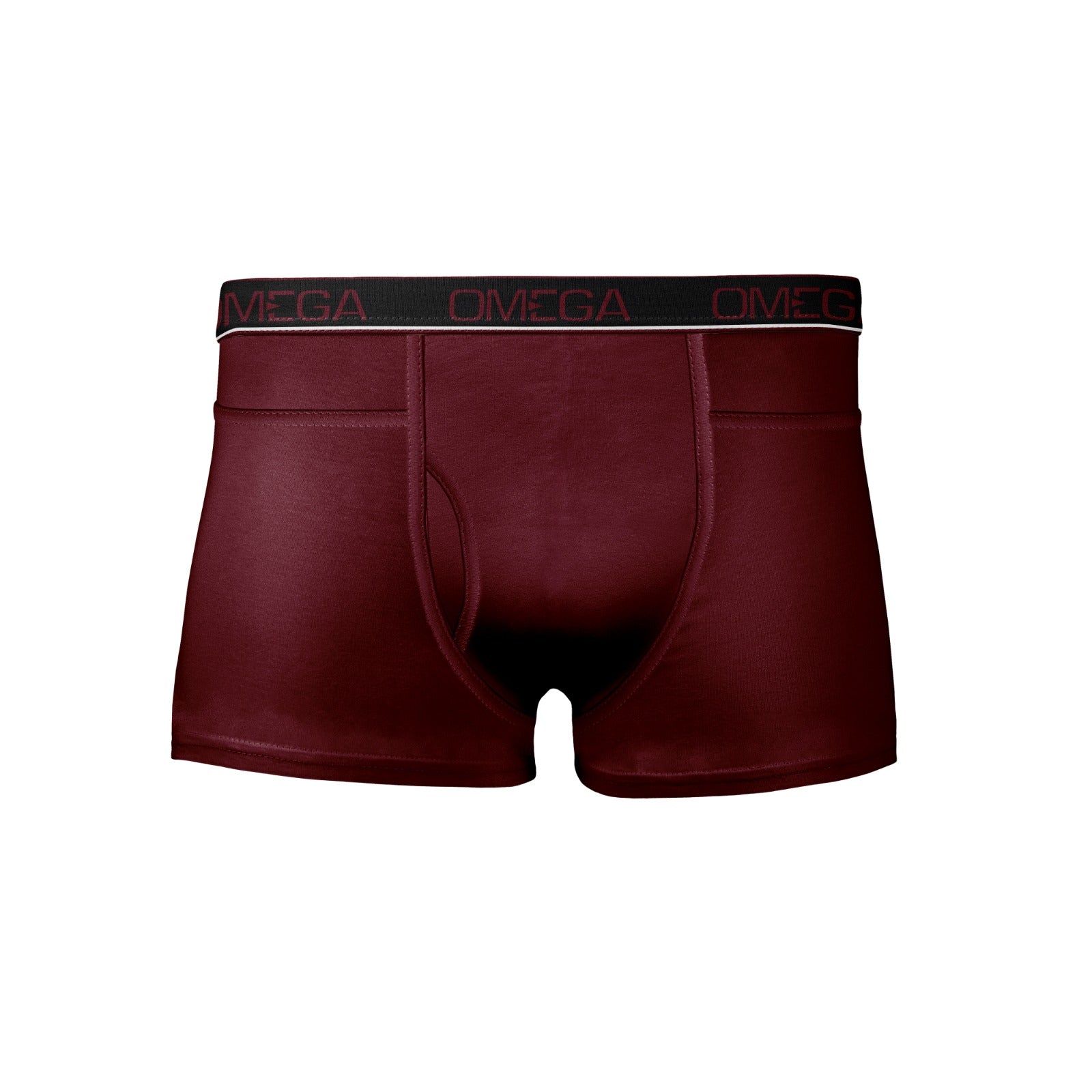 My Omega SP Cross Men's Premium Cotton Trunks | Pockets & Front Fly | Broad Outer Elastic