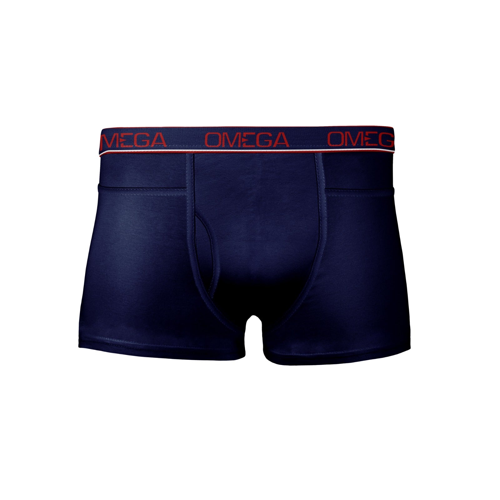 My Omega SP Cross Men's Premium Cotton Trunks | Pockets & Front Fly | Broad Outer Elastic