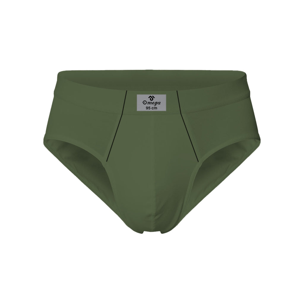My Omega Hero Men's Premium Cotton Briefs | Inner Elastic