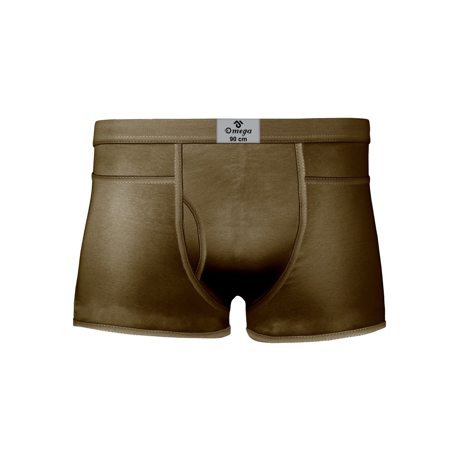 My Omega Men's Premium Cotton Trunks with Pockets | Inner Elastic