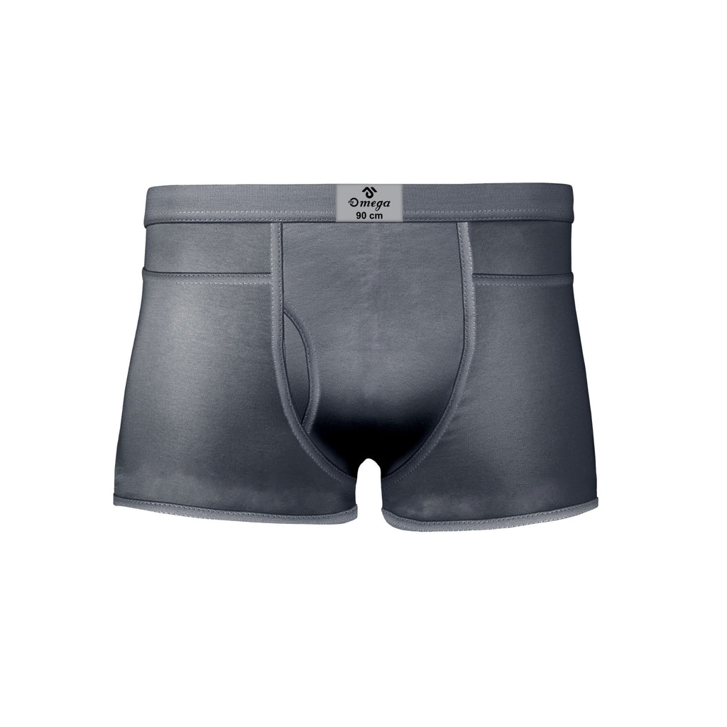 My Omega Men's Premium Cotton Trunks with Pockets | Inner Elastic