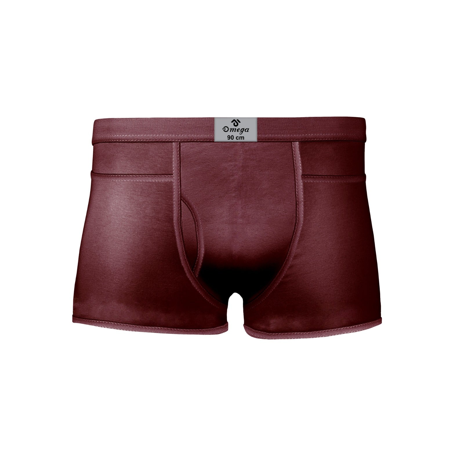 My Omega Men's Premium Cotton Trunks with Pockets | Inner Elastic