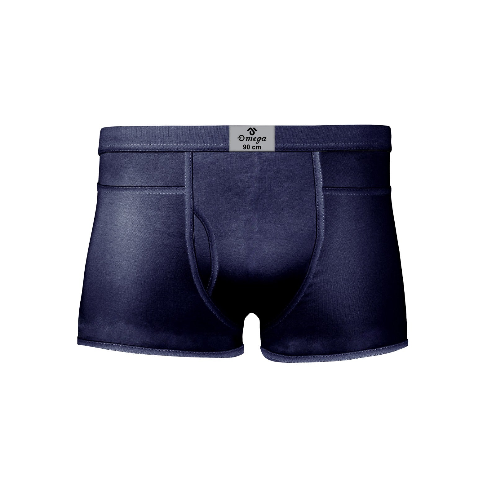 My Omega Men's Premium Cotton Trunks with Pockets | Inner Elastic