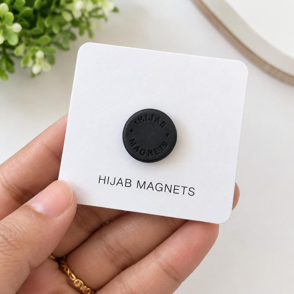 Magnetic Hijab Pins (Pair) – Strong No-Snag Hijab Magnets for Secure Hold