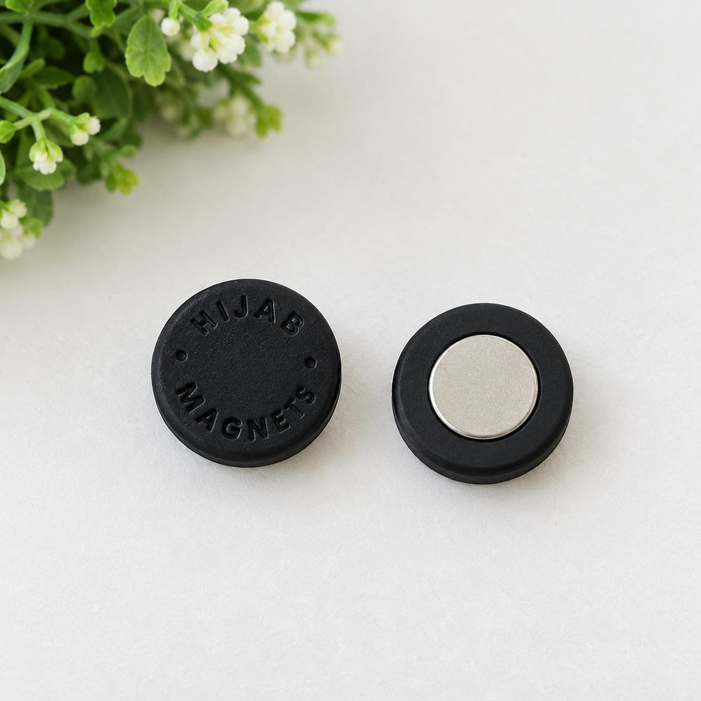 Magnetic Hijab Pins (Pair) – Strong No-Snag Hijab Magnets for Secure Hold
