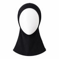 Adjustable Stretchy Hijab Cap – Full Coverage Turban Shawl with Neck Wrap, Solid Color Headscarf for Women