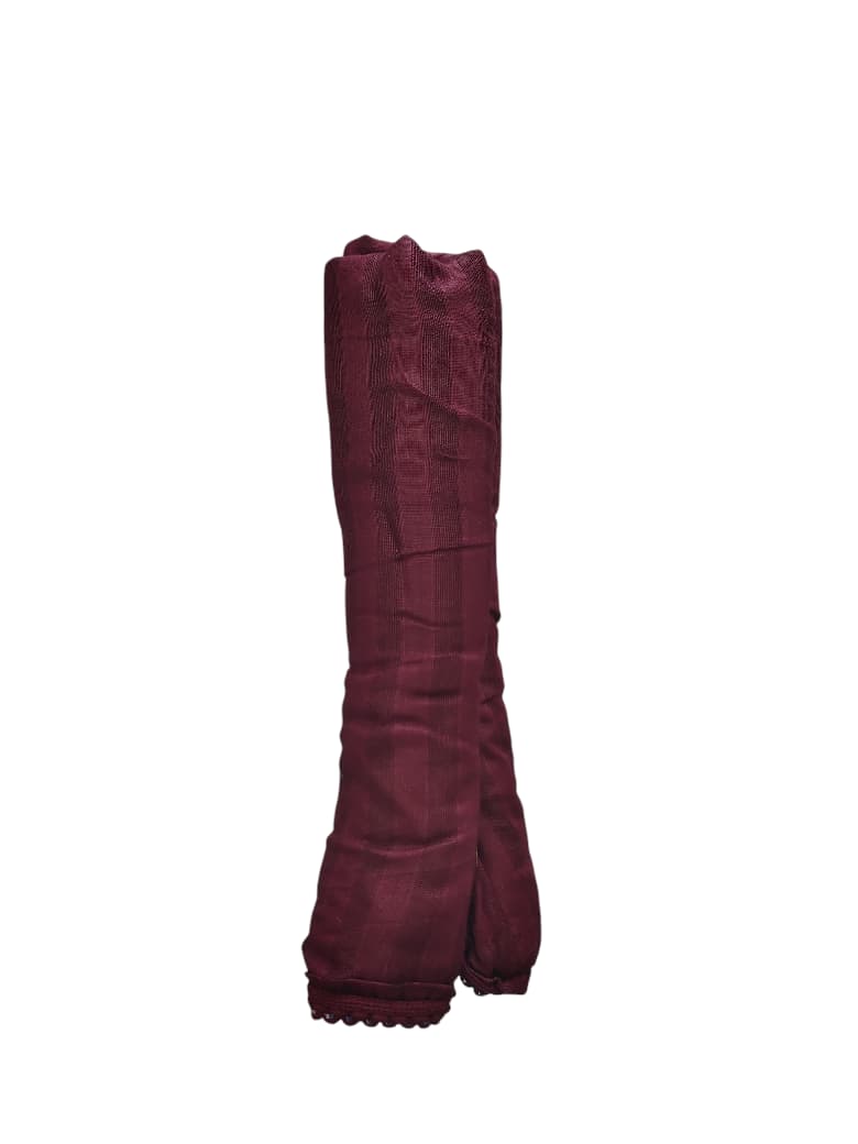 Premium Crinkled Cotton Shawl with Beaded Border | Lightweight Dupatta | 200 CM x 100 CM (1 Piece)