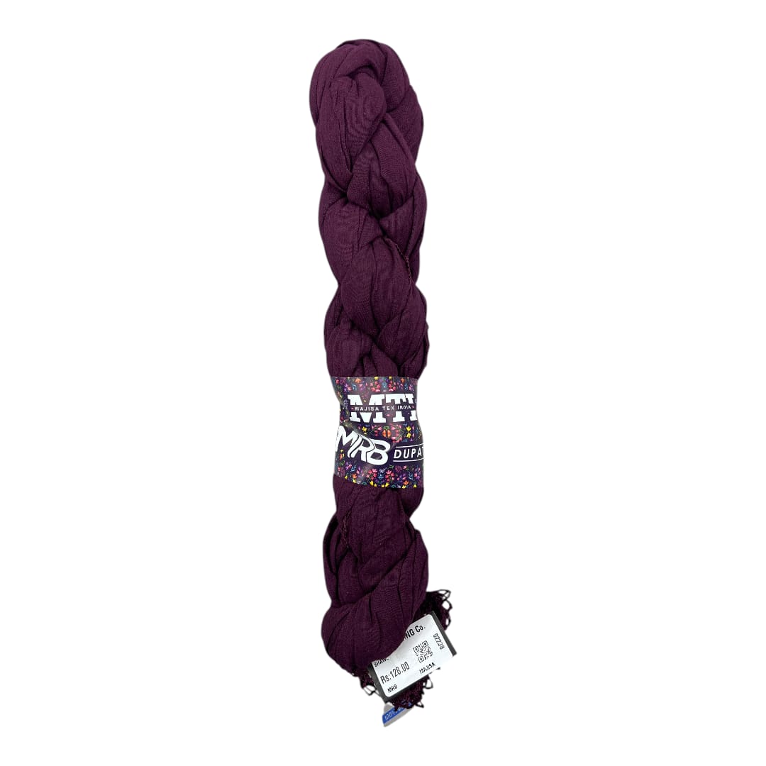Premium Braided Cotton Maxi Shawl - 2 Meter Full Length (1 Piece)
