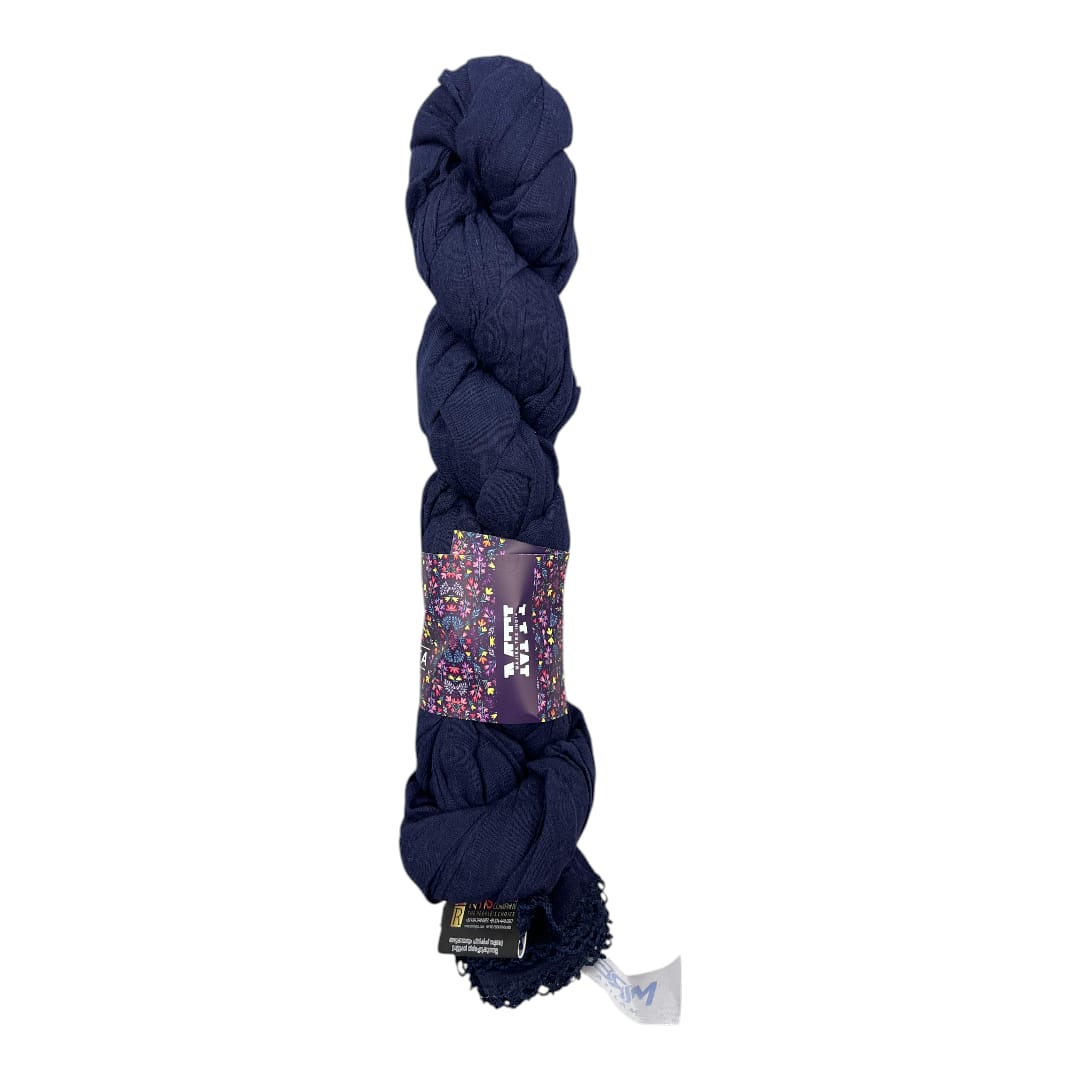 Premium Braided Cotton Maxi Shawl - 2 Meter Full Length (1 Piece)
