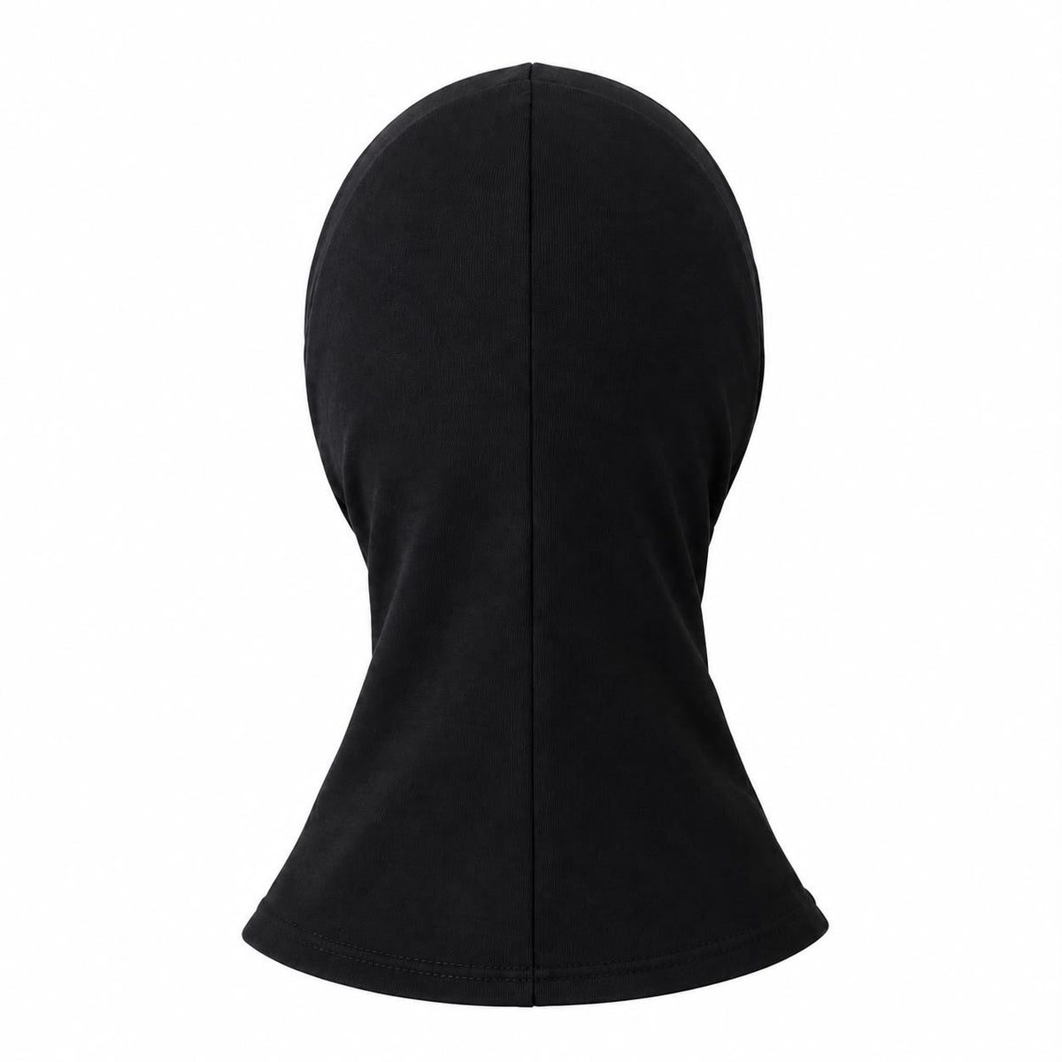Adjustable Stretchy Hijab Cap – Full Coverage Turban Shawl with Neck Wrap, Solid Color Headscarf for Women